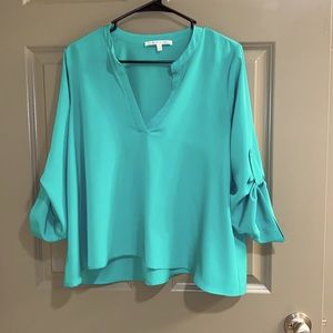 Green blouse
